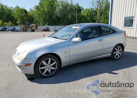 2004 Mercedes-Benz C 230K Sport Coupe из США, поврежденный, VIN WDBRN40J94A548568